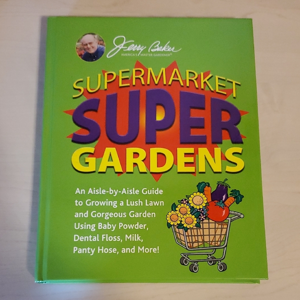 Supermarket Super Gardens Book - Green Cover